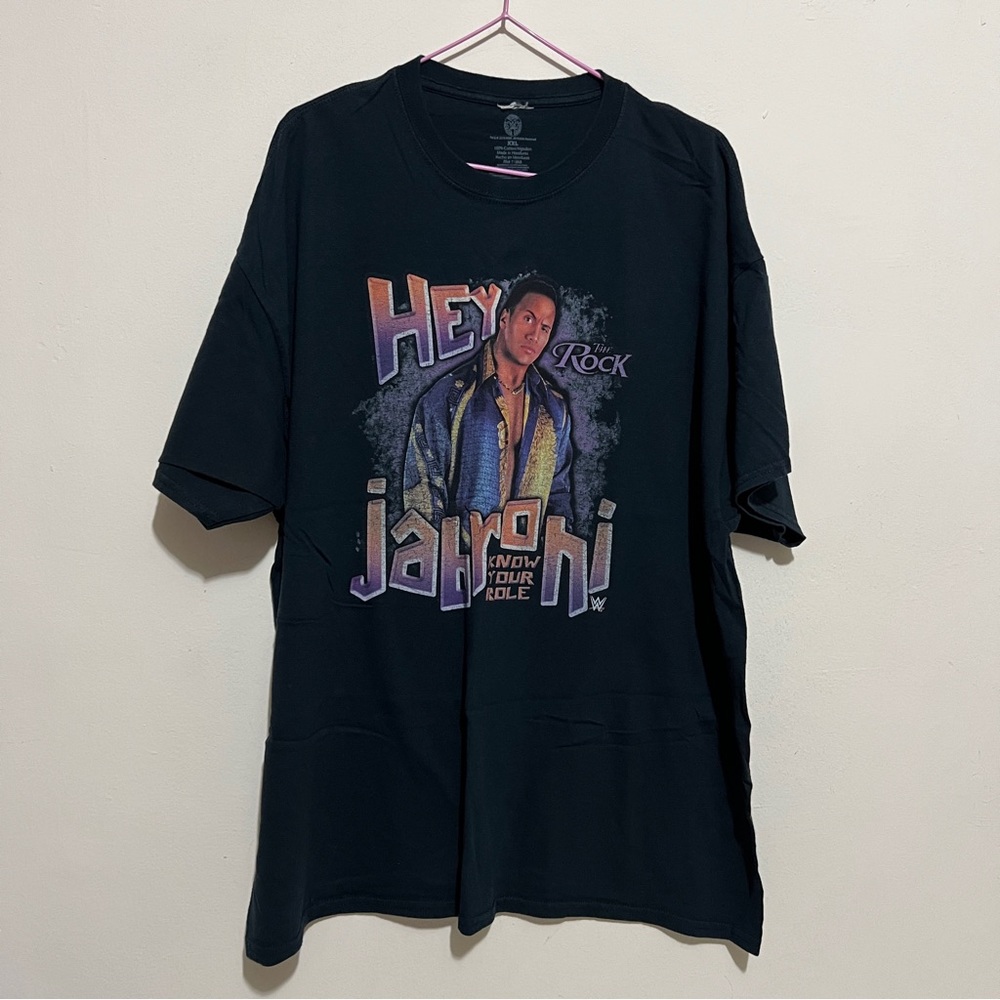 Vintage WWE the rock tee